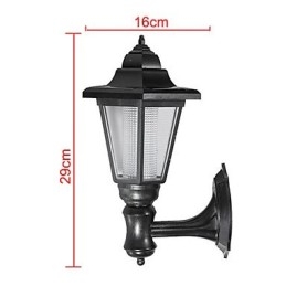 Zonne-energie buiten tuinpad tuinbeveiliging wandlamp landschapslamp