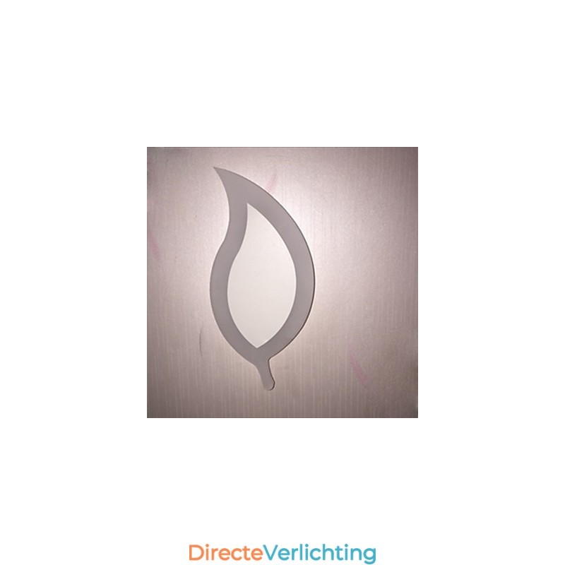 Creatieve eenvoudige mode moderne acryl gecontracteerde wandlamp legering kleine bladeren licht