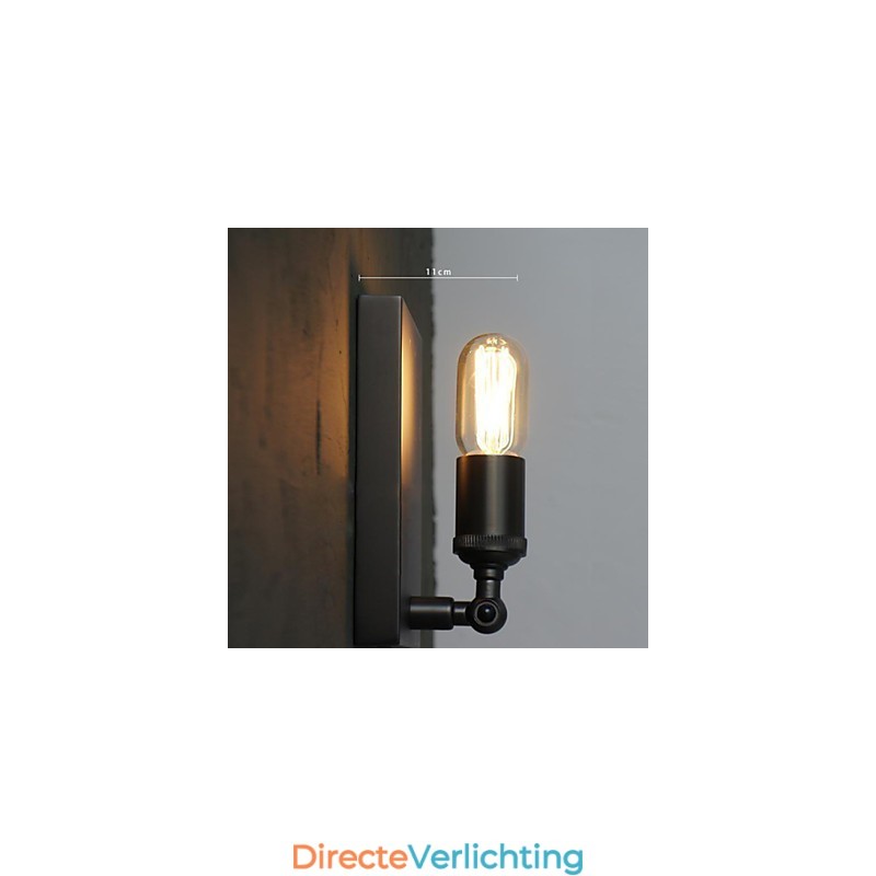 Gecontracteerde en creatieve landelijke industriële wind die oude manieren herstelt Edison wandlamp
