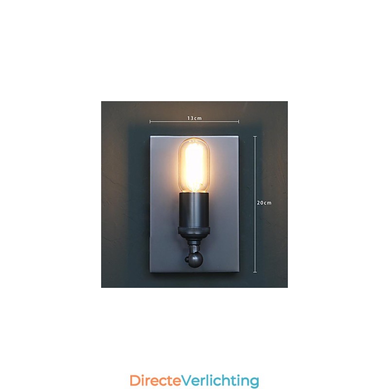 Gecontracteerde en creatieve landelijke industriële wind die oude manieren herstelt Edison wandlamp