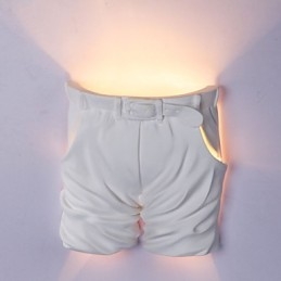 Hedendaagse en gecontracteerde creatieve kinderkamerbroek gips wandlamp verlichting