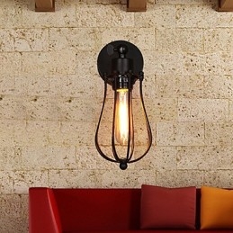Creatieve persoonlijkheid decoratieve smeedijzeren retro grapefruit wandlamp