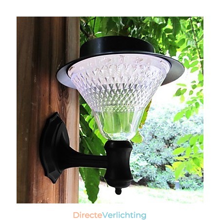 Buiten Zonne-energie Witte Villa Muurbevestiging Tuin Binnenplaats Deur Pad Licht Lamp Buiten Zonne-energie Witte Villa Muurbevestiging Tuin Binnenplaats Deur Pad Licht Lamp