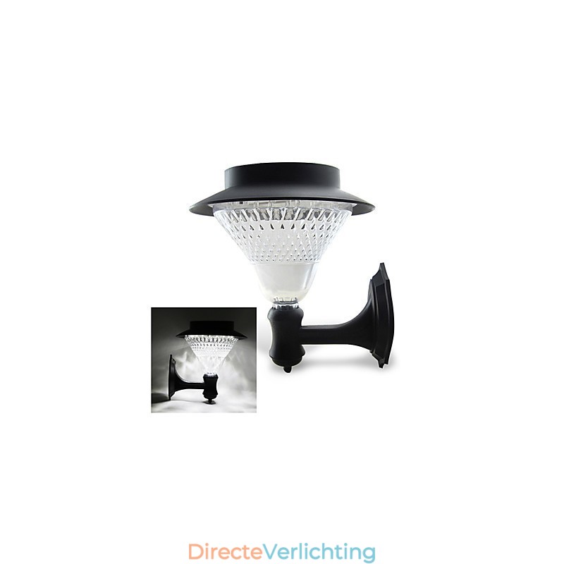 Buiten Zonne-energie Witte Villa Muurbevestiging Tuin Binnenplaats Deur Pad Licht Lamp