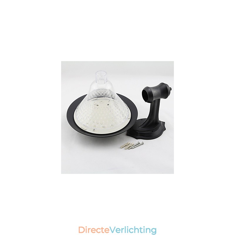 Buiten Zonne-energie Witte Villa Muurbevestiging Tuin Binnenplaats Deur Pad Licht Lamp