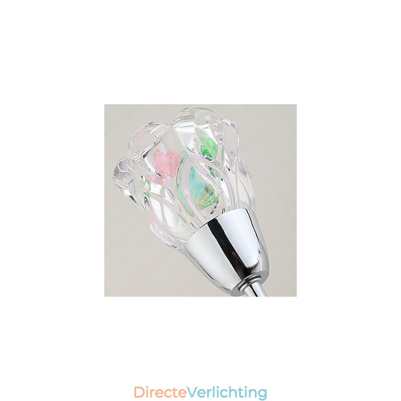 Creatieve bloemen, eigentijdse en gecontracteerde creatieve kristallen wandlampverlichting