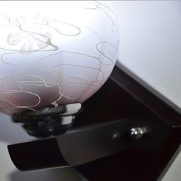 Massief houten creatieve wandlamp van de slaapkamer Het hoofdeinde van een bedverlichting