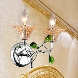 Europese Stijl Creatieve Hedendaagse En Gecontracteerde Kristallen Wandlamp Verlichting