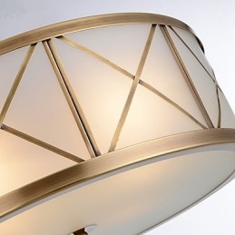 Traditionele klassieke rustieke lodge messing metalen inbouw