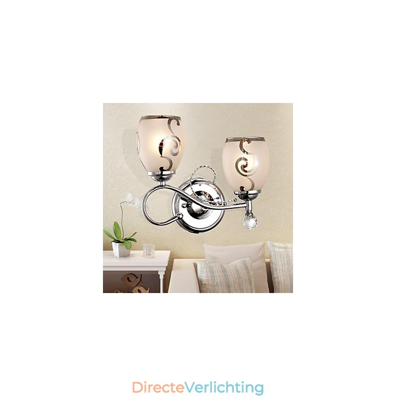 Wandlampen Kristal Modern Hedendaags Metaal