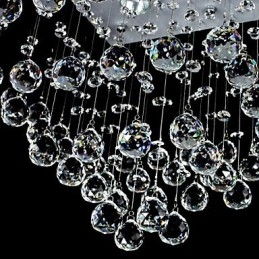 Moderne eigentijdse kristal gegalvaniseerde inbouw