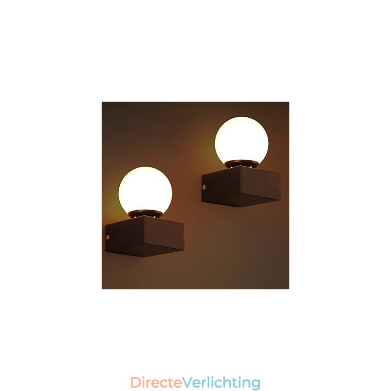 Ball Loft Creatieve Wandlamp Smeedijzeren Wandlamp Herstellende Oude Manieren Verlichting