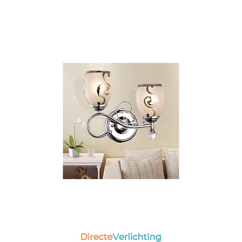 Europese Stijl Creatieve Hedendaagse En Gecontracteerde Kristallen Wandlamp Verlichting