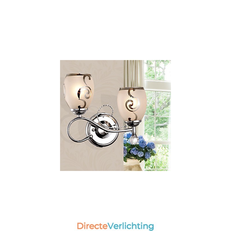Europese Stijl Creatieve Hedendaagse En Gecontracteerde Kristallen Wandlamp Verlichting