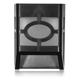 Warme gele zonne-energie wandlamp met 2 lantaarns voor op het dek