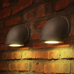 Loft Persoonlijkheid Vintage Bar Counter Waterpijp Wandlamp Spotlicht Lot Verlichtingsfitting Trap Balkonlamp