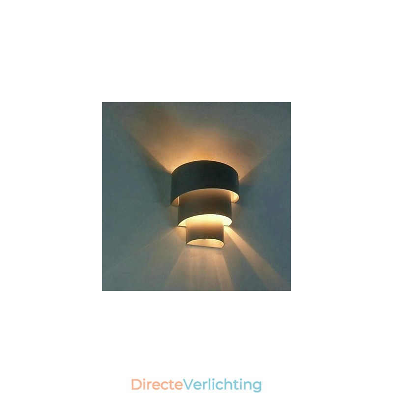 Hoge kwaliteit moderne mode design spiraal wandlamp creatieve wandlamp
