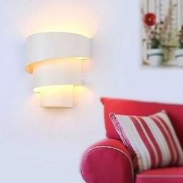 Hoge kwaliteit moderne mode design spiraal wandlamp creatieve wandlamp