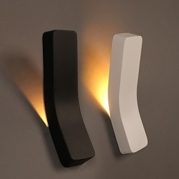 Gecontracteerde en hedendaagse creatieve gebogen smeedijzeren wandlamp Power Lights