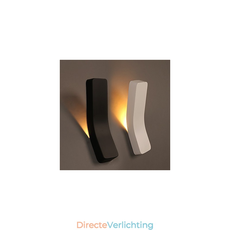 Gecontracteerde en hedendaagse creatieve gebogen smeedijzeren wandlamp Power Lights