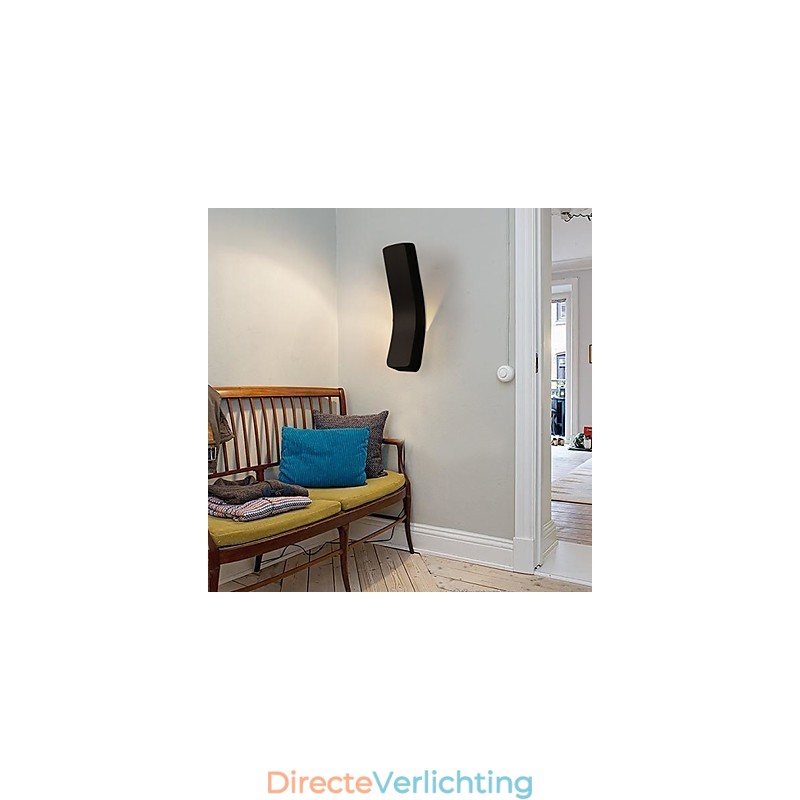 Gecontracteerde en hedendaagse creatieve gebogen smeedijzeren wandlamp Power Lights