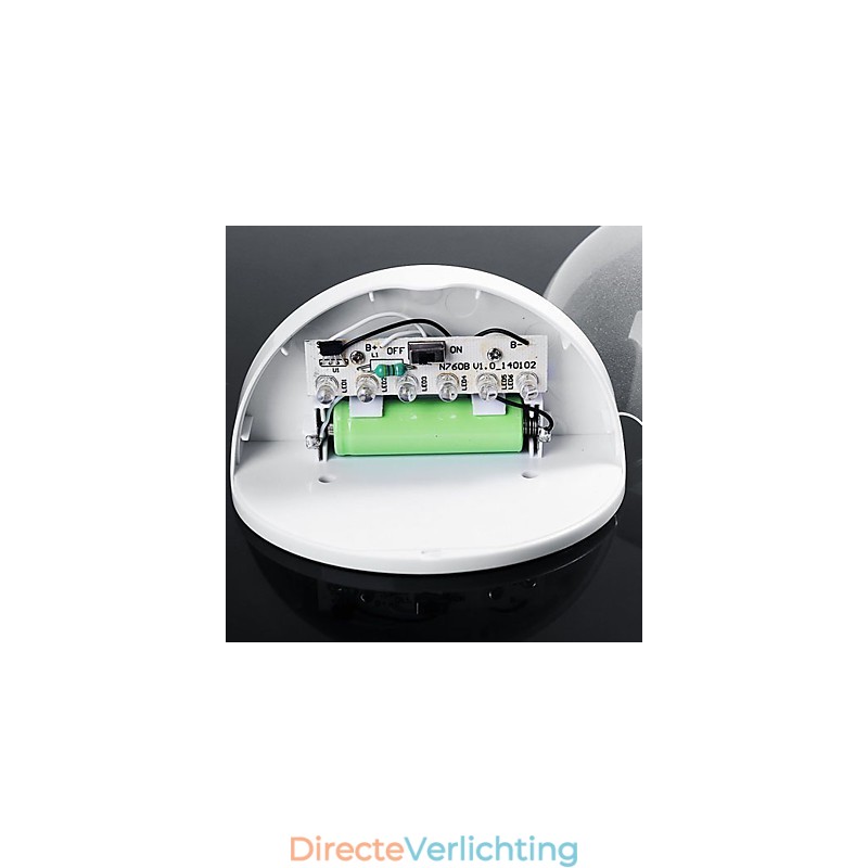 Zonne-energie lamp buiten tuinverlichting automatische sensor geactiveerde zonne-energie lamp (wit)