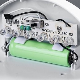Zonne-energie lamp buiten tuinverlichting automatische sensor geactiveerde zonne-energie lamp (wit)