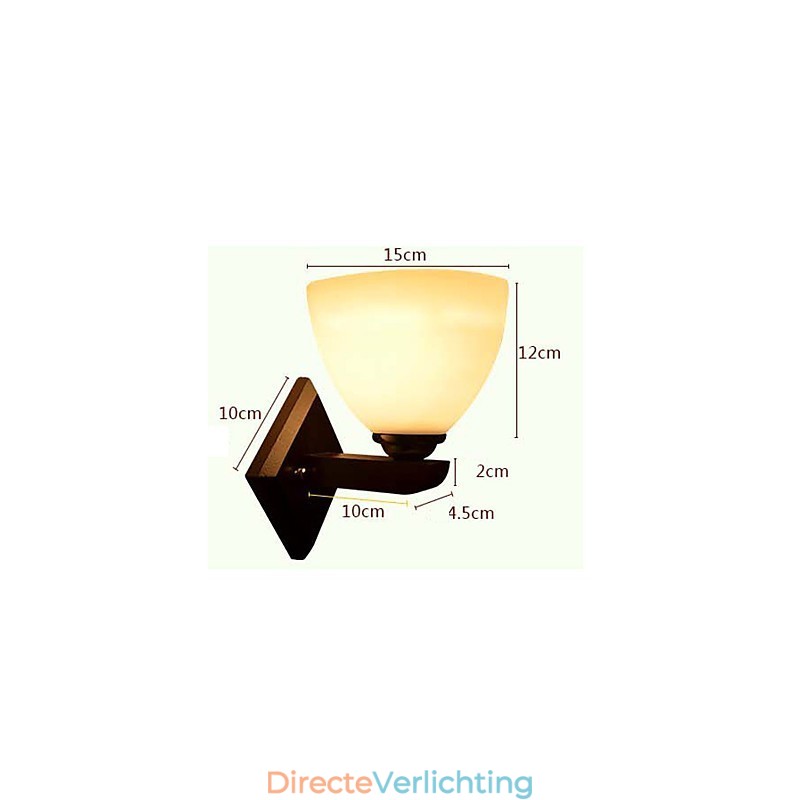 Wandlamp Glas Warme Moderne Wandlamp Van Het Hoofd Van Een Bed Verlichting