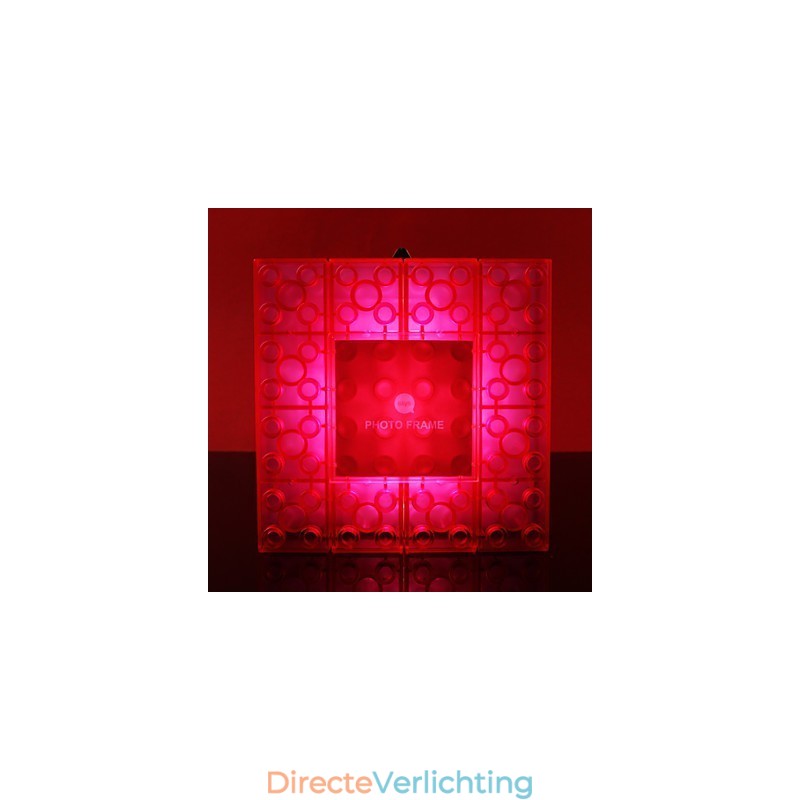 Creatieve blokken frame lichtgekleurde schattige kleine cadeaus wandlamp riem haak verlichting
