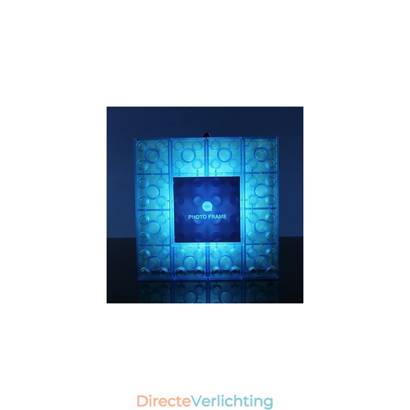 Creatieve blokken frame lichtgekleurde schattige kleine cadeaus wandlamp riem haak verlichting