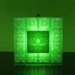 Creatieve blokken frame lichtgekleurde schattige kleine cadeaus wandlamp riem haak verlichting