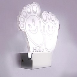Acryl Wandlamp PVC Lamp Licht Chip Modern Hedendaags Metaal