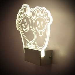 Acryl Wandlamp PVC Lamp Licht Chip Modern Hedendaags Metaal