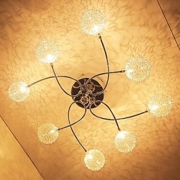 Moderne eigentijdse kristal gegalvaniseerde inbouw