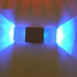 Vierkante aluminium wandlamp Creatief staafmodel Wandlampen Modern Hedendaags Metaal