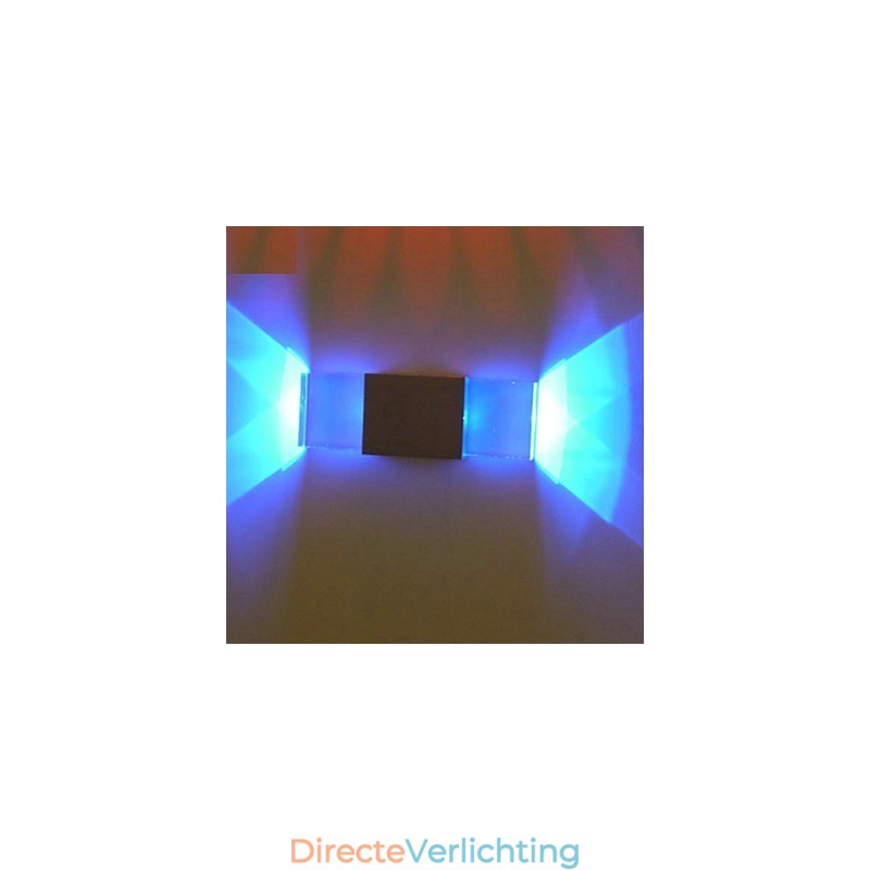 Vierkante aluminium wandlamp Creatief staafmodel Wandlampen Modern Hedendaags Metaal
