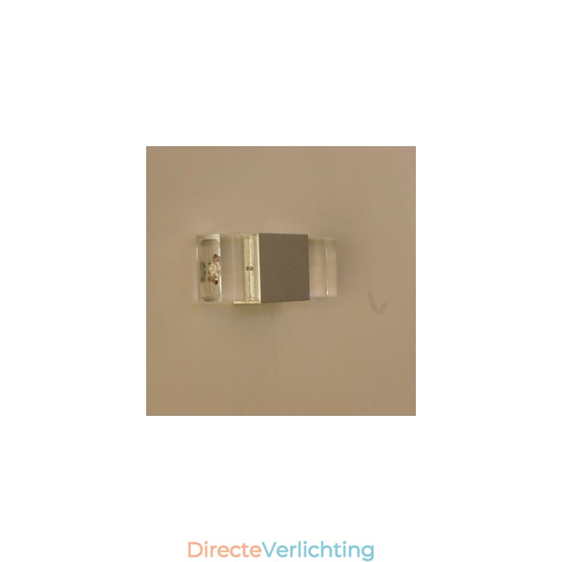 Vierkante aluminium wandlamp Creatief staafmodel Wandlampen Modern Hedendaags Metaal