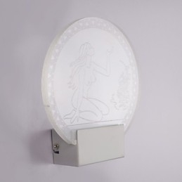 Acryl Wandlamp PVC Lamp Licht Chip Modern Hedendaags Metaal 5W