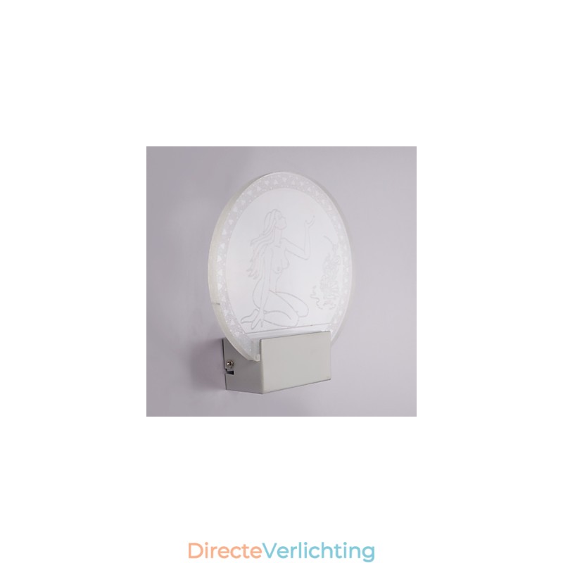 Acryl Wandlamp PVC Lamp Licht Chip Modern Hedendaags Metaal 5W
