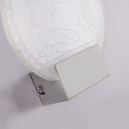 Acryl Wandlamp PVC Lamp Licht Chip Modern Hedendaags Metaal 5W