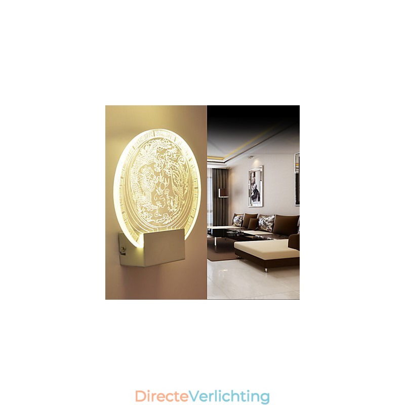 Wandlampen PVC Lamp Licht Modern Hedendaags Metaal