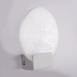 Acryl Wandlamp PVC Lamp Licht Modern Hedendaags Metaal
