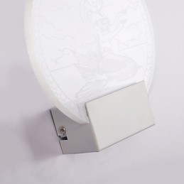 Acryl Wandlamp PVC Lamp Licht Modern Hedendaags Metaal