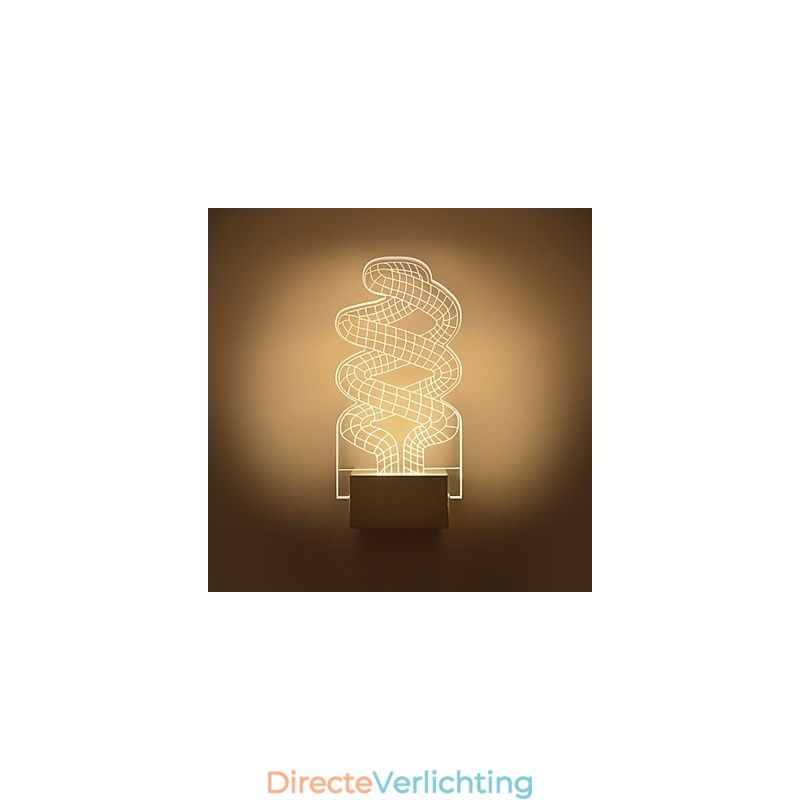 Acryl Wandlamp PVC Lamp Licht Chip Modern Hedendaags Metaal