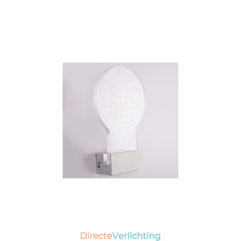 Acryl Wandlamp PVC Lamp Licht Chip Modern Hedendaags Metaal