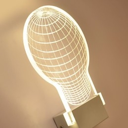 Acryl Wandlamp PVC Lamp Licht Chip Modern Hedendaags Metaal
