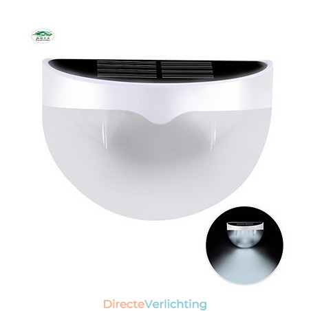 Zonne-energie waterdichte IP55 lamp wit + zwart Zonne-energie waterdichte IP55 lamp wit + zwart