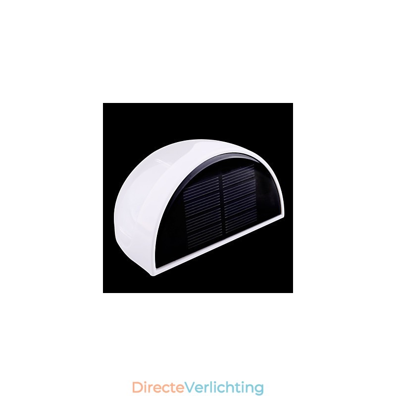 Zonne-energie waterdichte IP55 lamp wit + zwart