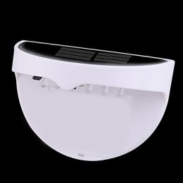 Zonne-energie waterdichte IP55 lamp wit + zwart