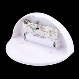 Zonne-energie waterdichte IP55 lamp wit + zwart